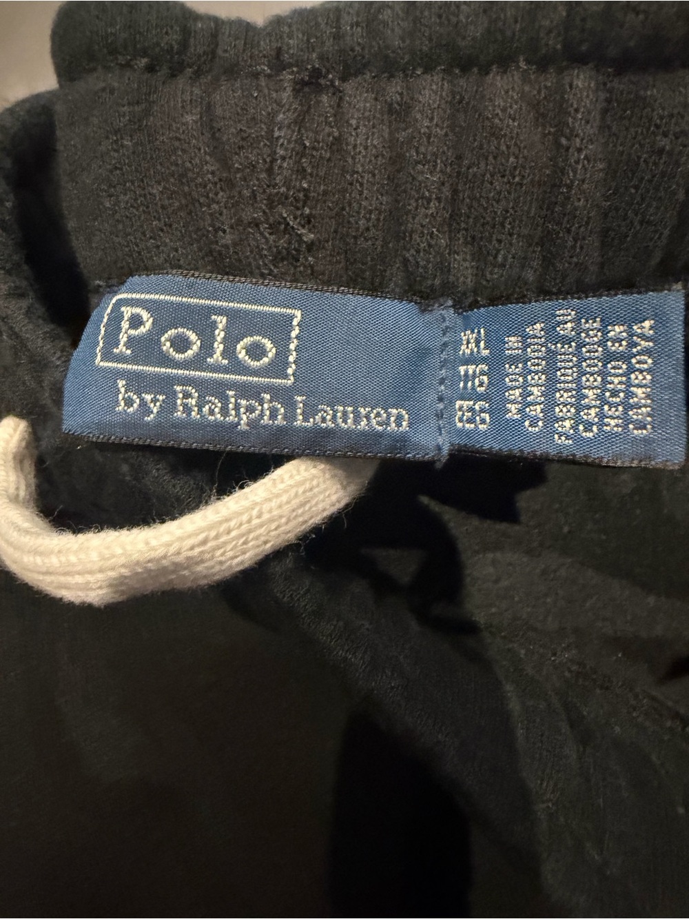 Polo by Ralph Lauren Black Fleece Crewneck Sweatshirt AND Sweatpants- Never Worn - Picture 6 of 8